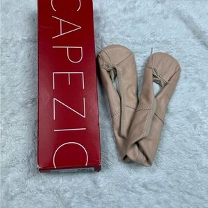 Capezio Kids Ballet Shoes in Tan